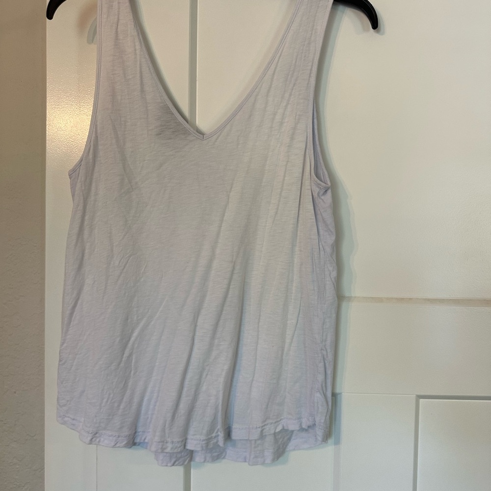 PAIGE Purple Backless Tank Top